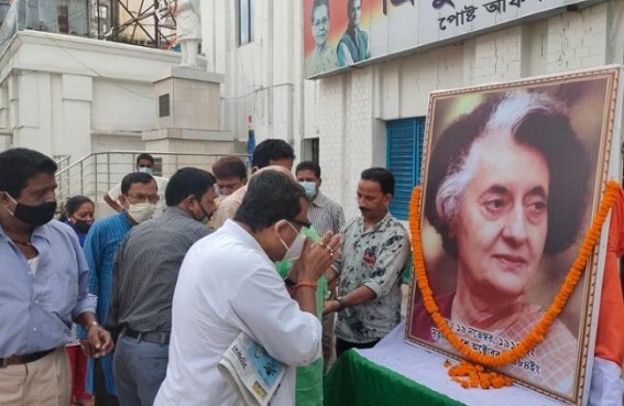 Congress pays tribute to former PM Indira Gandhi on ADC foundation day